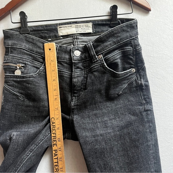 Mac Hemp Denim Mid Rise Women's Black Slim Jeans Sz 30 - Picture 13 of 14